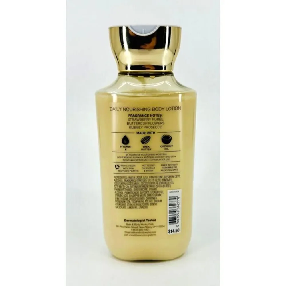 Bath & Body Works Buttercups & Berry Bellini Body Lotion 8 fl oz *NEW
